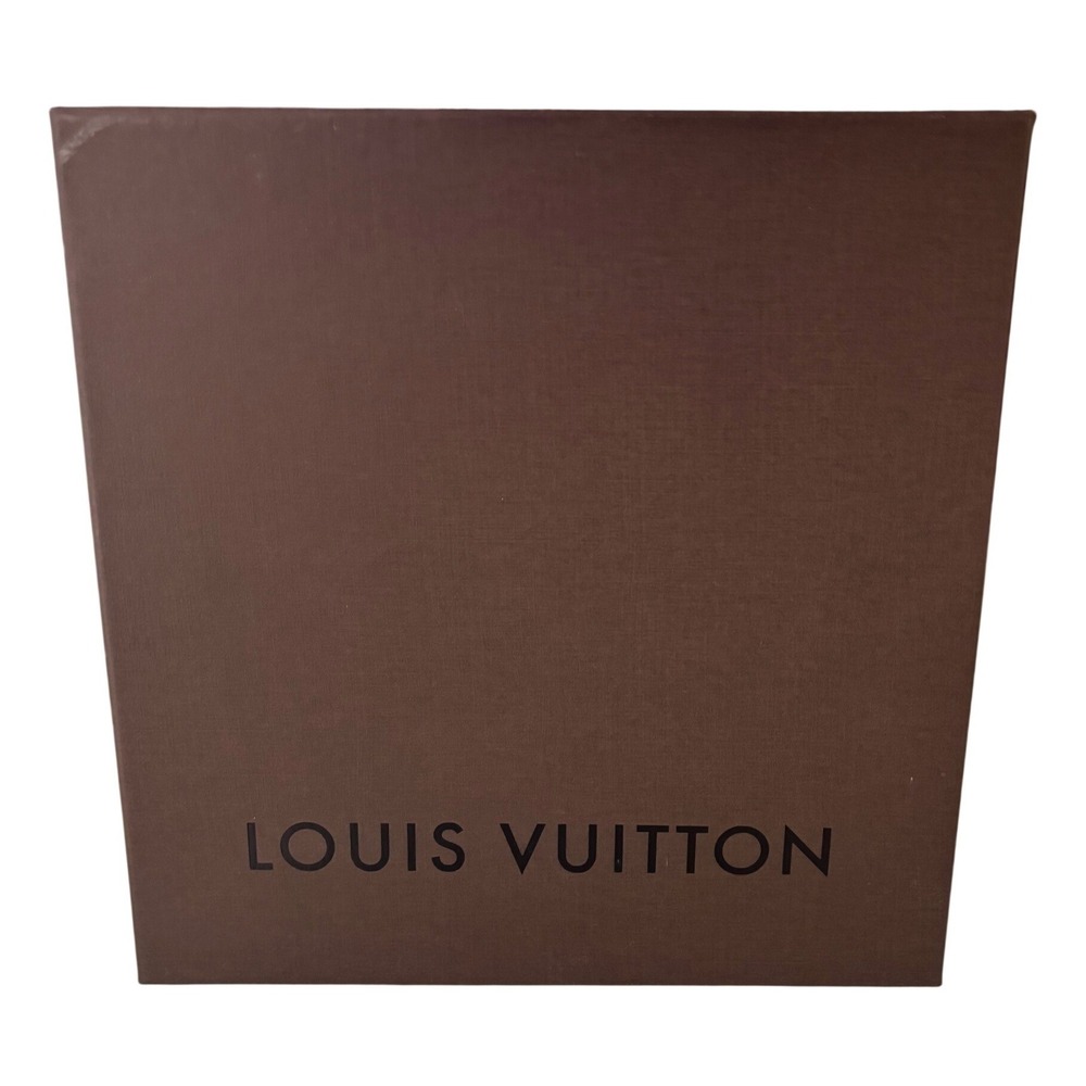 Louis Vuitton Presentation Box 9x9x4.5 Brown Gatefold Storage Box